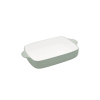 4.5qt Vitrified Stoneware Rectangular Baker Pistachio